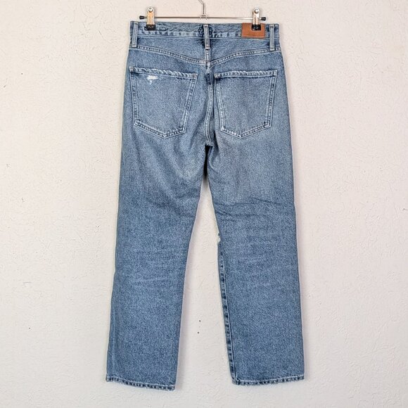 COH Emery High Rise Relaxed Cropped Distressed Torn Jean in Wistful - Picture 4 of 11